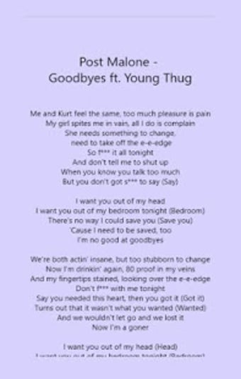 Image 1 for Goodbyes - Post Malone & …