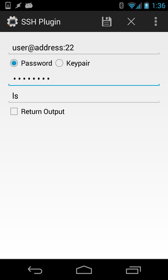Imagen 3 para SSH Tasker Plugin
