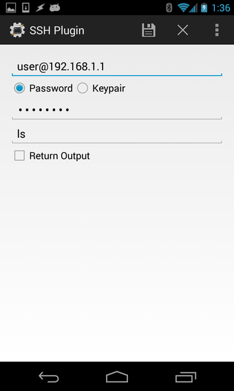 Imagen 1 para SSH Tasker Plugin