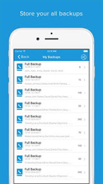 Imagen 2 para Contacts Backup - Contact…