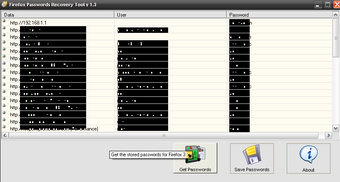 Image 0 for Firefox Password Recovery…