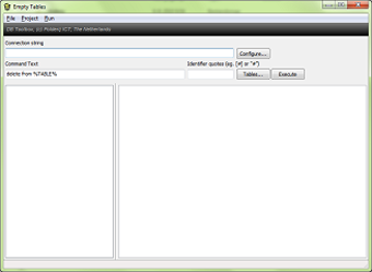 Imagen 0 para Empty Tables