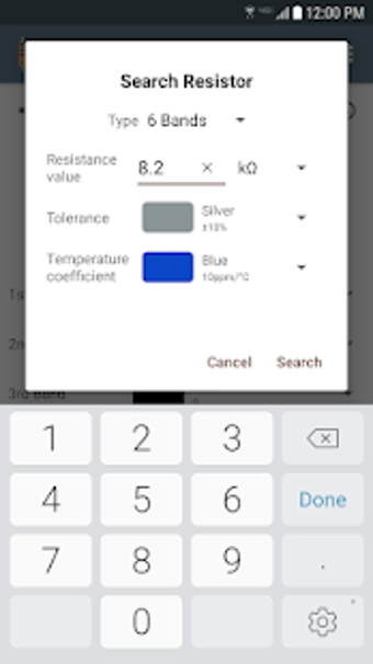 Imagen 3 para Resistor color code calcu…