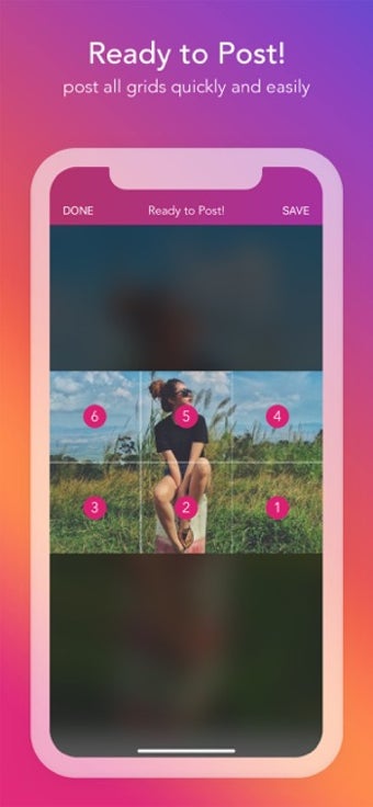 Imagen 2 para Griddy Pro: Split Pic in …