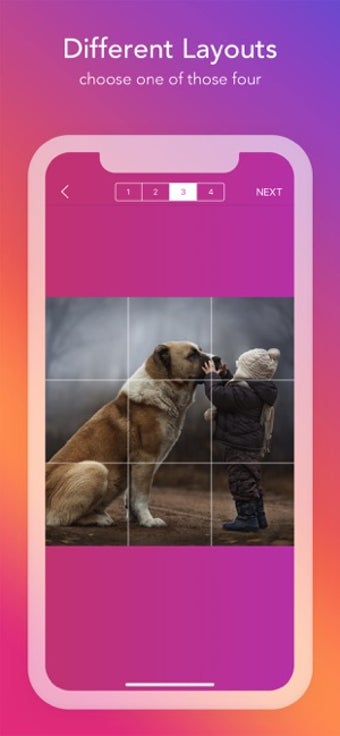 Imagen 1 para Griddy Pro: Split Pic in …