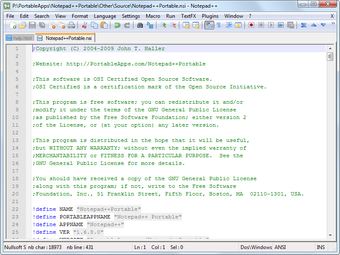 Image 0 for Notepad++ Portable