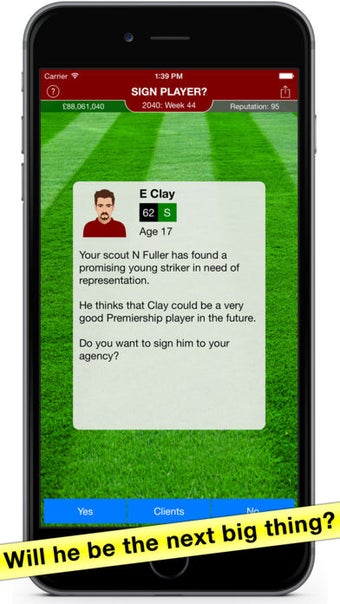 Imagen 1 para Soccer Agent: Football Ma…