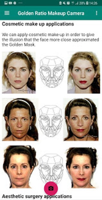 Imagen 1 para Golden Ratio Makeup Camer…