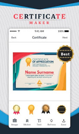 Image 2 for Certificate Maker - Certi…