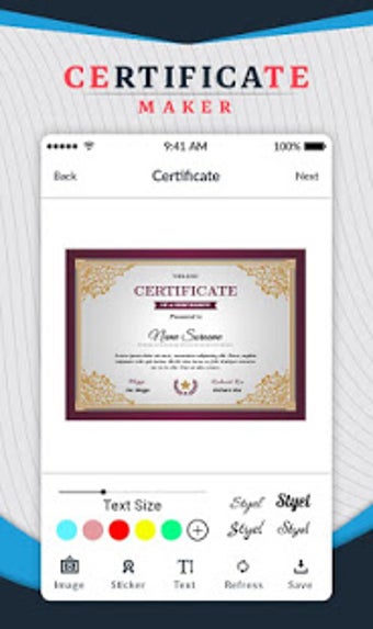 Image 1 for Certificate Maker - Certi…
