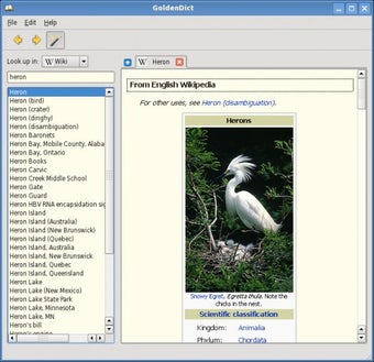 Imagen 1 para GoldenDict Portable