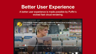 Imagen 1 para Puffin for YouTube
