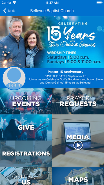 Image 0 for Bellevue Baptist Church, …