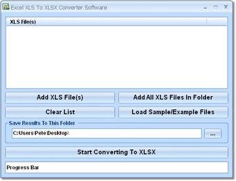 Imagen 0 para Excel XLS To XLSX Convert…