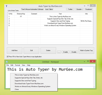 Image 0 for Auto Typer