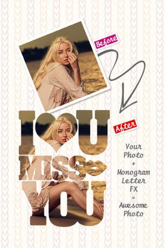 Image 0 for Monogram & Background Let…
