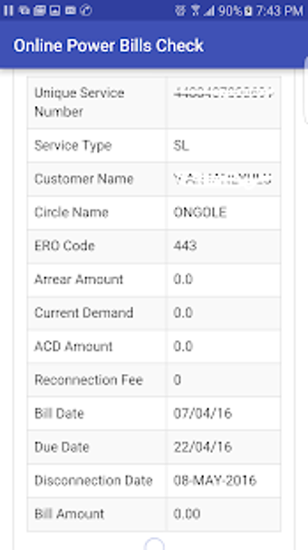 Image 0 for Power bill check online