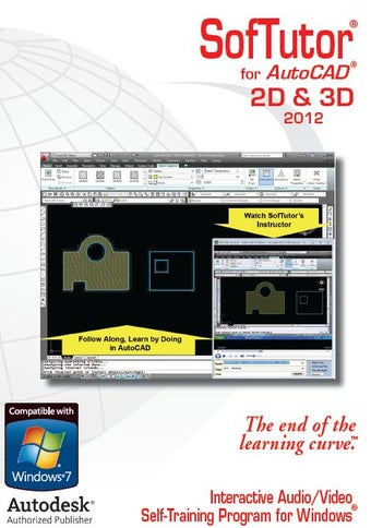 Image 1 for AutoCAD 2D 3D 2012 SofTut…