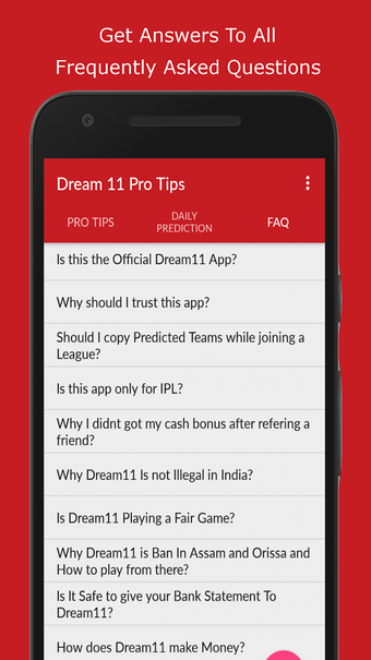 Imagen 3 para Fantasy11 - Dream11, Hala…