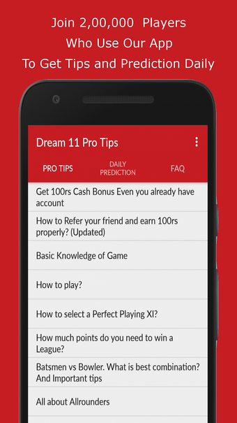Imagen 2 para Fantasy11 - Dream11, Hala…