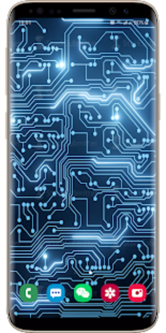 Imagen 2 para Digital Circuit board Ani…