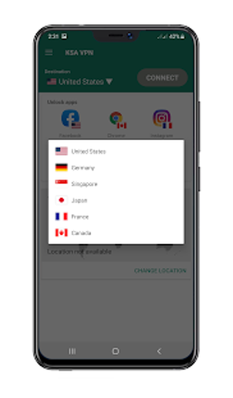 Imagen 2 para KSA VPN Free Saudi Arabia…