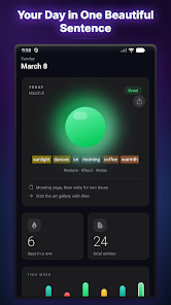 Image 0 for DayDots  AI Mood Journal