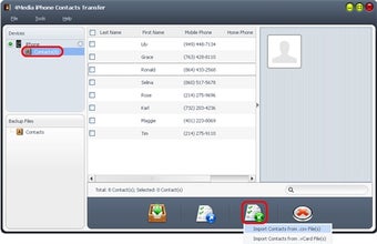 Image 1 for 4Media iPhone Contacts Tr…