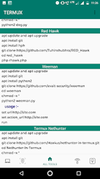 Imagen 0 para Commands and Tools for Te…