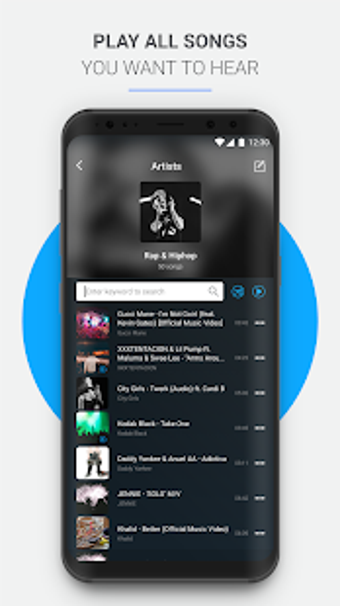 Imagen 2 para Free Music Player: Online…