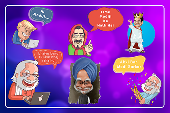 Image 0 for Indian Politician Sticker…