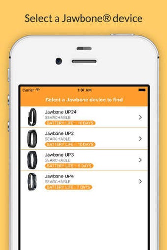 Imagen 0 para Finder for Jawbone Lite -…