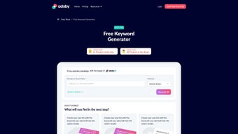Image 0 for Keyword Generator by AdsB…