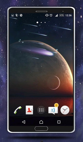 Imagen 1 para Comet Live Wallpaper