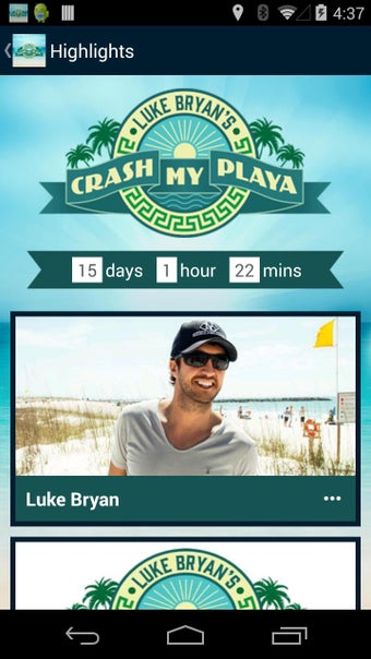 Imagen 3 para Luke Bryan's Crash My Pla…
