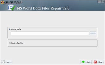Imagen 0 para SysInfoTools Docx Repair