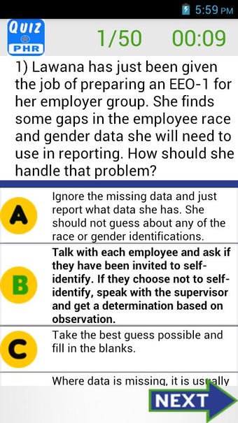 Image 1 for PHR Practice Exam