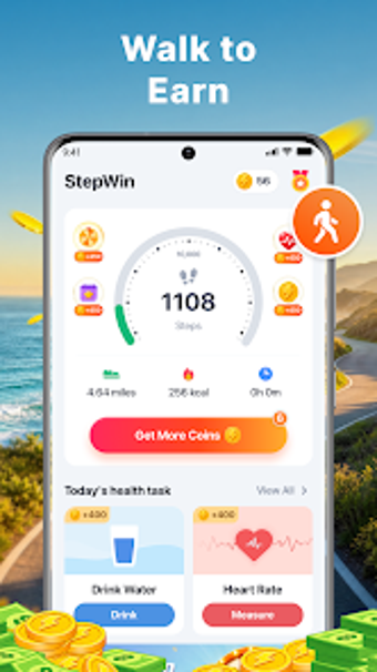 Image 0 for StepWin: Walk  Earn Rewar…