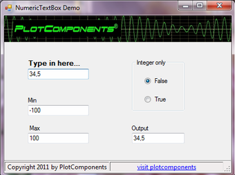 Imagen 0 para NumericTextBox