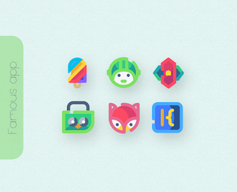 Image 1 for CHIKI Icon Pack