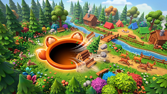 Imagen 0 para Hole Rush: Eat City 3D