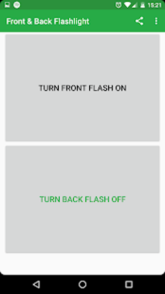 Imagen 1 para Front and Back Flashlight