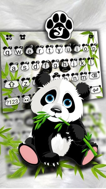 Imagen 3 para Baby Panda Keyboard Theme