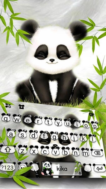 Imagen 0 para Baby Panda Keyboard Theme