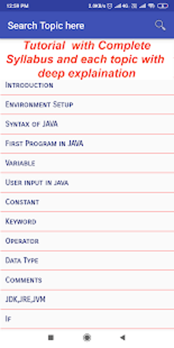 Imagen 3 para Java Programming App