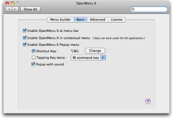 Imagen 1 para OpenMenu X