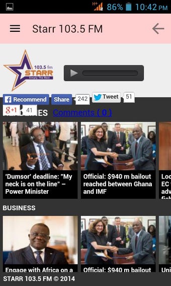 Imagen 1 para Ghana News App