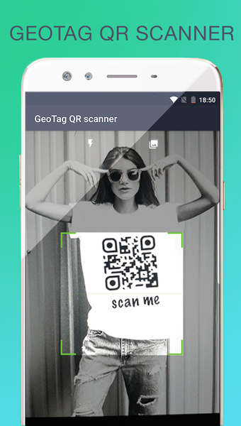 Imagen 1 para Geotag QR Code Reader & B…