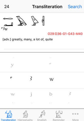 Imagen 0 para Aaou Hieroglyph Dictionar…