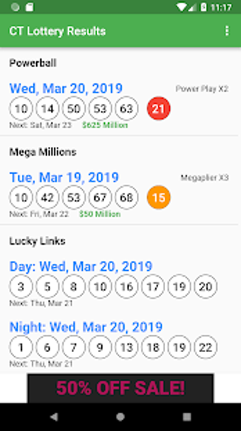 Image 3 for CT Lottery Results